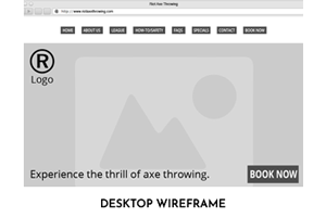 Desktop Wireframe