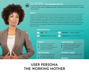 User Persona: The Working Mother