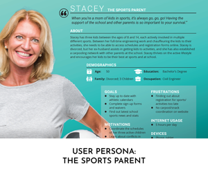User Persona: The Sports Parent