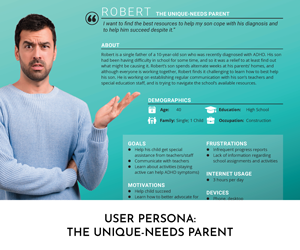 User Persona: The Unique-Needs Parent