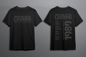 Apocalyptic Lovers Shirts for Merch Booth