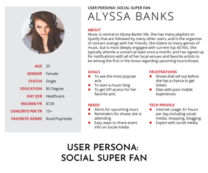 User Persona: Social Super Fan